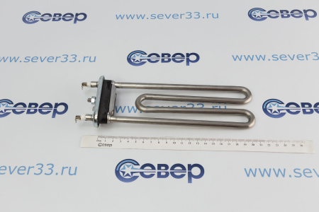 ТЭН 2000W прямой  с отв. L=205 мм, R12, M140  | Продажа, монтаж и обслуживание холодильного оборудования | Север33