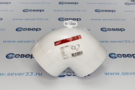 12,5ККП, Колено круглое пластик 90°, D125			 | Продажа, монтаж и обслуживание холодильного оборудования | Север33
