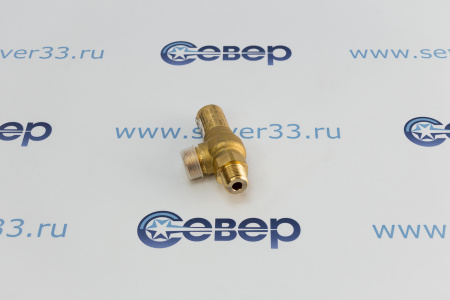 Клапан сброса давления угловой NPT D 7/СS 3/8 GAS 1/2  30 бар | Продажа, монтаж и обслуживание холодильного оборудования | Север33