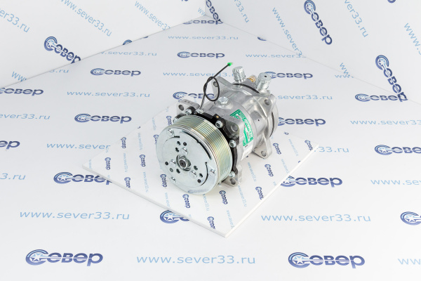 Компрессор кондиционерарефрижератора поршневой 5H14,12V,PV8,RC-U08072Ш выходы вертик.(O-ring) 34_2