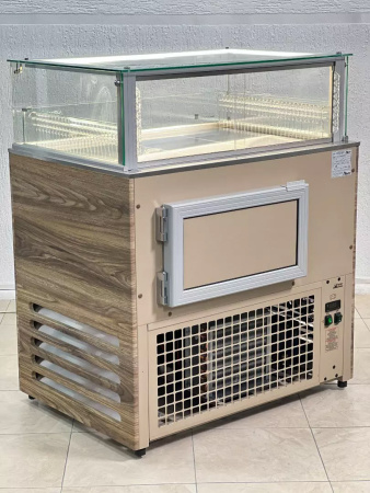 Холодильная витрина Glacier Альбертина PRO стандарт 1,2 (+2…+8 ºС) | Продажа, монтаж и обслуживание холодильного оборудования | Север33
