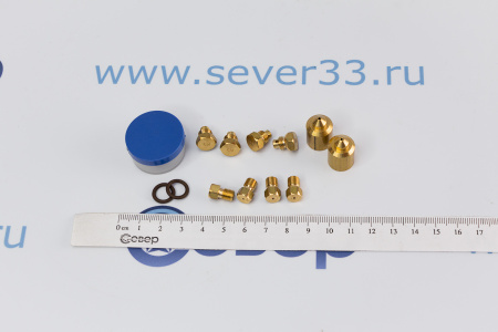 Комплект жиклёров (прир.газ) газовой плиты "Дарина" мод. GM 141, GM 241, GM 341, без термостата | Продажа, монтаж и обслуживание холодильного оборудования | Север33