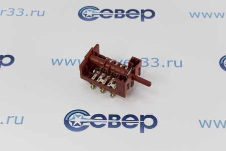 Переключатель Gottak 7LA 840502 (7LA 840511K) для электроплит и шкафов корич. | Продажа, монтаж и обслуживание холодильного оборудования | Север33