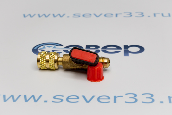 Вентиль запорный внутр. 14 SAEх нар. 14 SAE_3e