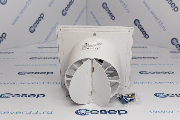 AURA 5C, Вентилятор осевой вытяжной с обратным клапаном D 125_3e