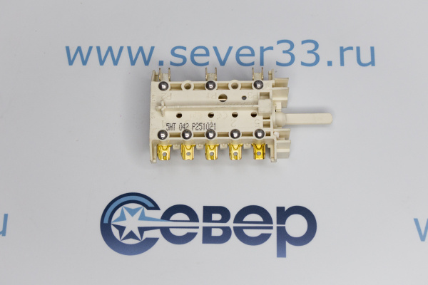 Переключатель мощности GEFEST мод. 6140, 5110, 5140 на конфорки, 7 реж.(DREEFS 5HT_034, 5НТ_032)_1e