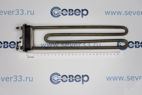 ТЭН 3000W, Sinan, L300мм, R15+, M245, K2, прямой_2e