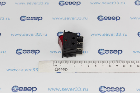 Переключатель KCD4-202N-C3-R/6P on- Красная | Продажа, монтаж и обслуживание холодильного оборудования | Север33