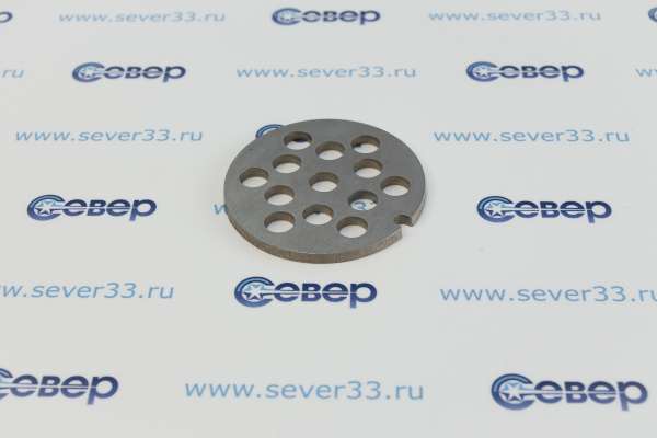 Решетка мясорубки Ротор круп. 8мм. D=54мм, толщина 3мм RT007_3