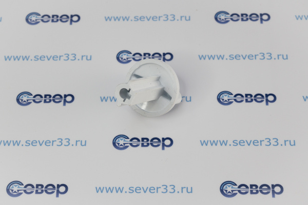Ручка крана De Luxe мод. 5040.38 белая, (длинная ножка 51 мм, для газ. плит) (ВТИС 753161029)_3
