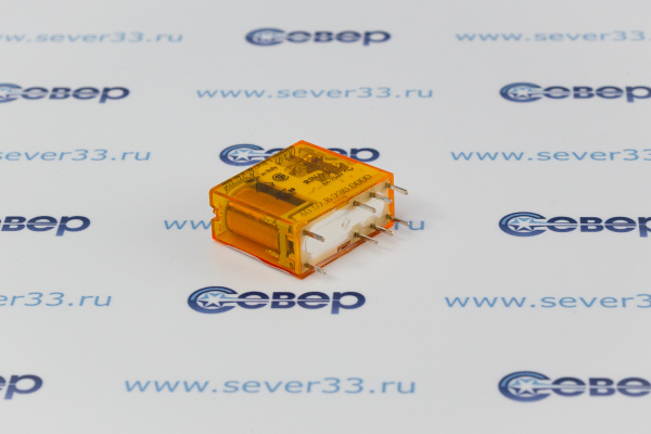 Реле миниатюрное PCB выводы с шагом 5мм 2 гр конт 8А кат. АС_5