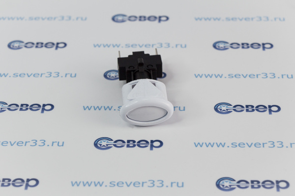 Кнопка подсветки GEFEST, DARINA ПКН-507-113 овал (белая)_3