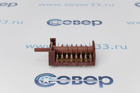 Переключатель плиты 800801, 83140103 10 поз. HANSA 250V 16A  | Продажа, монтаж и обслуживание холодильного оборудования | Север33