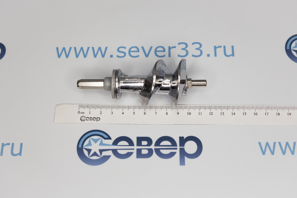 Шнек мясорубки MOULINEX MS004 SS-989843 6-гран (длинный шток) (236) металл. корпус MGR107UN_3