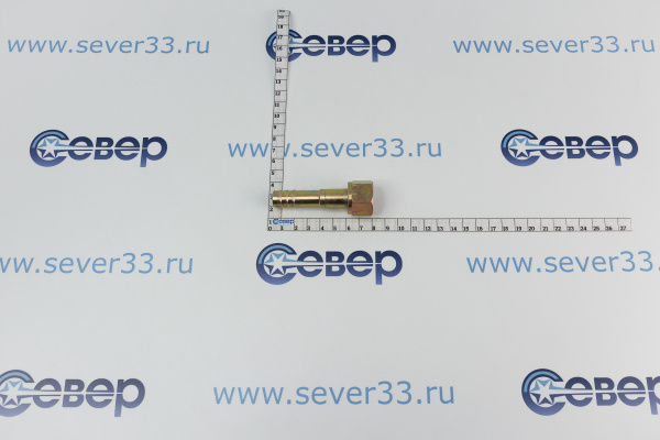 Фитинг 13мм №10х180˚ O-ring (58”; Резьба 78” 14 UNF)_2