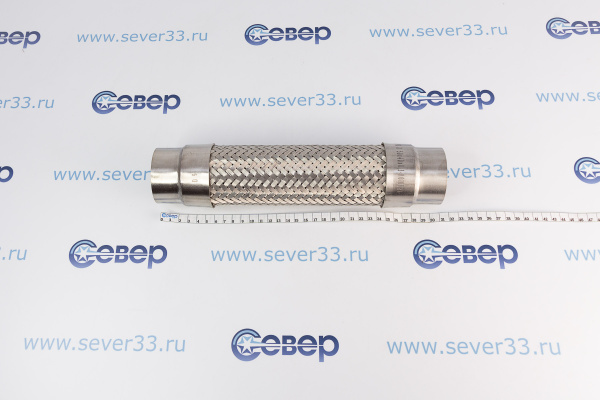Металлорукав DN50 P40 L300 Патрубок 60,3x1,5 - 30 _ нерж. - Патрубок 60,3x1,5 - 30 _ нерж