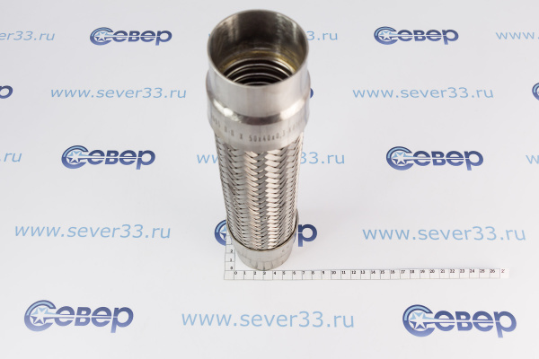 Металлорукав DN50 P40 L300 Патрубок 60,3x1,5 - 30 _ нерж. - Патрубок 60,3x1,5 - 30 _ нерж_4
