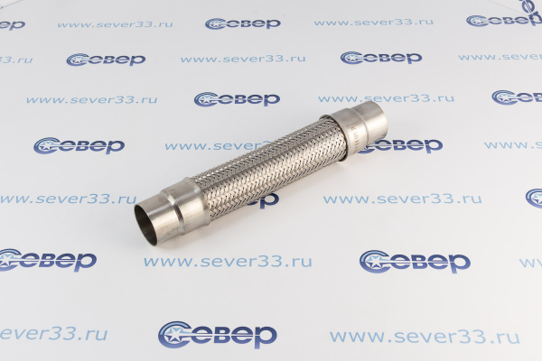 Металлорукав DN40 P40 L300 Патрубок 48,3x1,5 - 30 _ нерж. - Патрубок 48,3x1,5 - 30 _ нерж._1