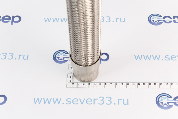 Металлорукав DN40 P40 L300 Патрубок 48,3x1,5 - 30 _ нерж. - Патрубок 48,3x1,5 - 30 _ нерж._4