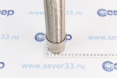 Металлорукав DN40 P40 L300 Патрубок 48,3x1,5 - 30 _ нерж. - Патрубок 48,3x1,5 - 30 _ нерж. | Продажа, монтаж и обслуживание холодильного оборудования | Север33