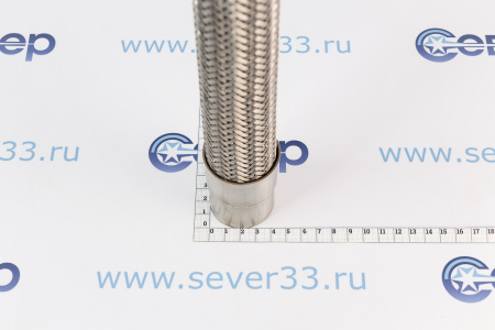 Металлорукав DN32 P40 L300 Патрубок 42,4x1,5 - 30 _ нерж. - Патрубок 42,4x1,5 - 30 _ нерж | Продажа, монтаж и обслуживание холодильного оборудования | Север33