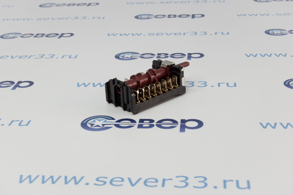 Переключатель плиты 263900054,870701К BEKO 7 поз. 23 мм (16А)_4
