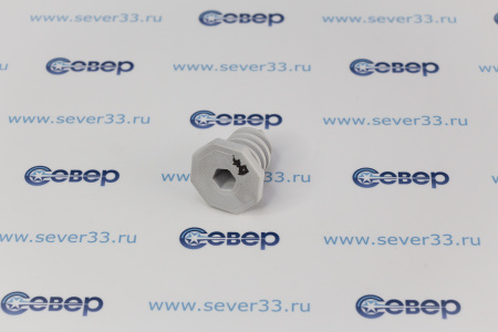 Gefest 300.00.0.087А ножка регулируемая (белая) для плиты Gefest | Продажа, монтаж и обслуживание холодильного оборудования | Север33