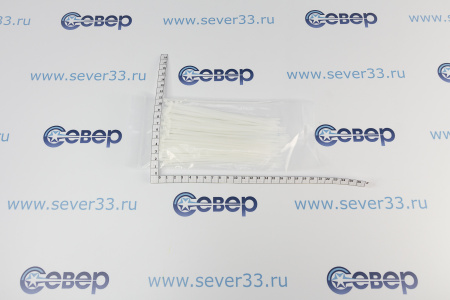Стяжки нейлоновые 3x150 белый FORTISFLEX | Продажа, монтаж и обслуживание холодильного оборудования | Север33
