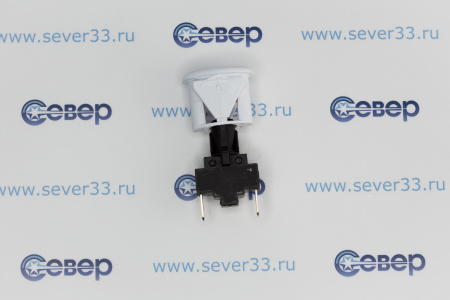 Кнопка подсветки "GEFEST", "DARINA" ПКН-507-113 овал (белая) | Продажа, монтаж и обслуживание холодильного оборудования | Север33