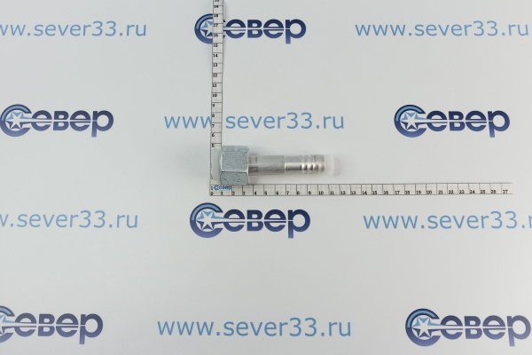 Фитинг алюминиевый 16мм 34” №12х180˚ O-RING 1 116”-14UNF_3