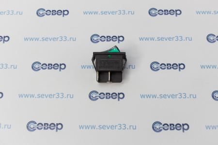 Переключатель REXANT IRS-201-4C on-off зеленый 16А | Продажа, монтаж и обслуживание холодильного оборудования | Север33