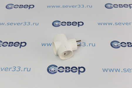 Разветвитель REXANT (тройник) 3 гнезда без заземляющих контактов Белый 16А 11-1077 | Продажа, монтаж и обслуживание холодильного оборудования | Север33