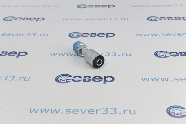 Фитинг 13мм №10х180˚ O-ring c гайкой с наружной резьбой_2