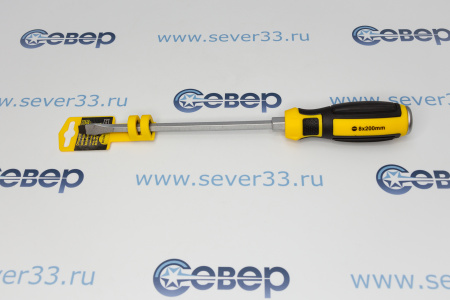 Отвертка шлицевая ударная SL8*200мм Berger BG BG1036 | Продажа, монтаж и обслуживание холодильного оборудования | Север33
