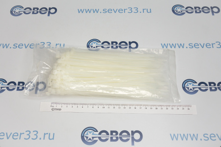 Стяжки нейлоновые 5x200 белый FORTISFLEX | Продажа, монтаж и обслуживание холодильного оборудования | Север33