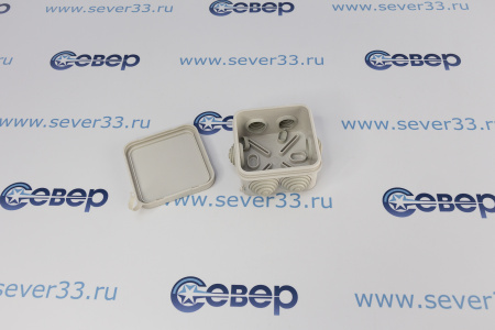 Коробка распределительная 70х70х40 IP55 белая RUVinil  | Продажа, монтаж и обслуживание холодильного оборудования | Север33