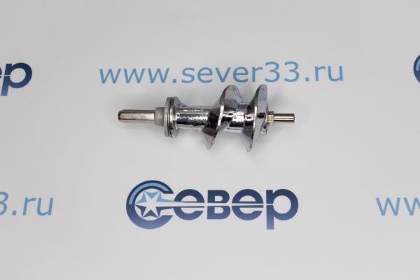 Шнек мясорубки MOULINEX MS004 SS-989843 6-гран (длинный шток) (236) металл. корпус MGR107UN_2