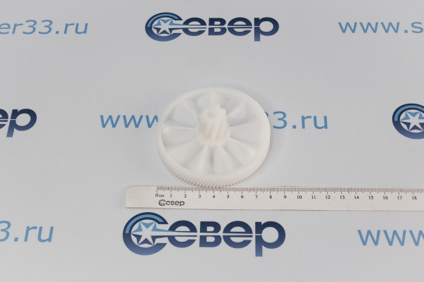 Шестеренка мясорубки BRAUN 67000898 (большая) MGR001UN  D84мм d21мм H34мм_3