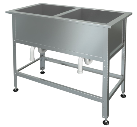 Мойка М-2-0,45-0,7/1,35 (ванна из AISI 430, t=0,6) (1350х700х890мм) | Продажа, монтаж и обслуживание холодильного оборудования | Север33