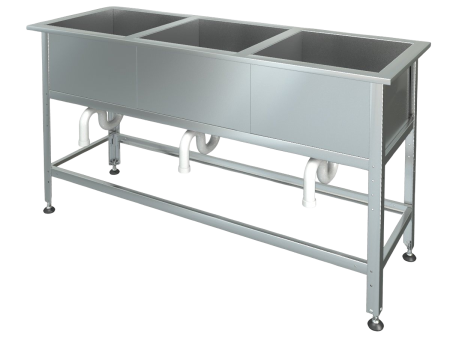 Мойка М-3-0,4-0,53/1,49 (ванна из AISI 430, t=0,6) (1470х600х890мм) | Продажа, монтаж и обслуживание холодильного оборудования | Север33