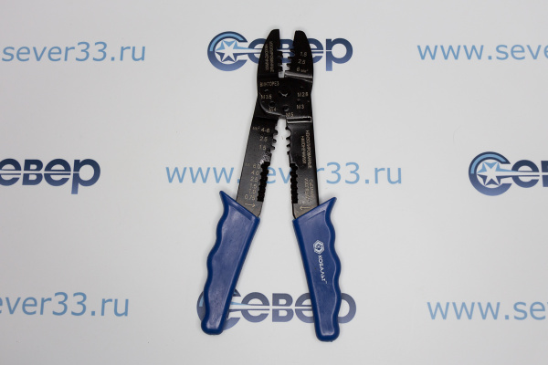 Электропассатижи КОБАЛЬТ 0.6 - 2.6 мм, обжим наконечников, кусачки, винторе_1e