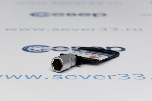 Головка торцевая КОБАЛЬТ 1_4, 10 мм, Cr-V_2