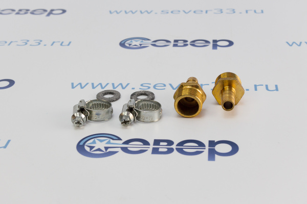 Набор латунных штуцеров Сделай Сам ДУ-15 (12) нарнар, под шланг d-9мм_2