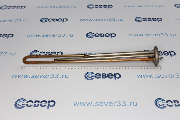 ТЭН RF 2000W, TW, медь, Ø64, клеммы под винт, L420мм_4e