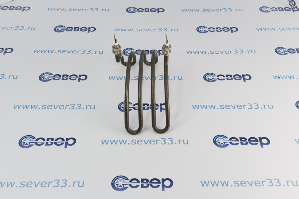 Тэн для шаурмы 2 зубца конт. по середине 1500 Вт нерж. В100 диам. 8 мм штуцер М14_2