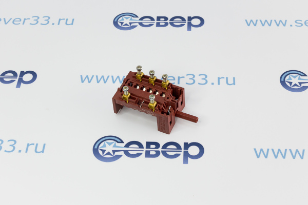 Переключатель Gottak 7LA 840502 (7LA 840511K) для электроплит и шкафов корич._4