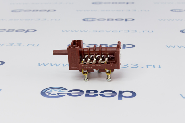 Переключатель Gottak 7LA 840502 (7LA 840511K) для электроплит и шкафов корич._2