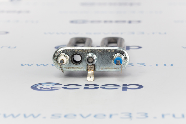 ТЭН 1900W прямой с отверстием ДРТ,185мм R12_2