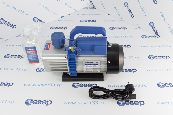 Вакуумный насос Zensen 2Z-3(VPA-2D) 66лмин 9.5кг (двухступ.)_2