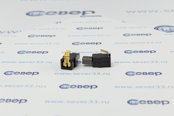 Электроугольная щетка (2шт), Мakita (СВ 417А), перфоратор, 6x9x12мм, с отстрелом (609)_2